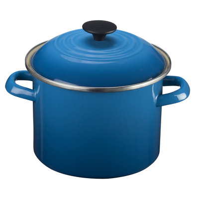 Le Creuset Enamel On Steel Stock Pot with Lid