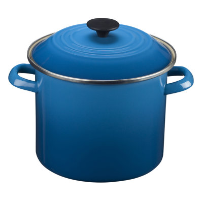 Le Creuset Enamel On Steel Stock Pot with Lid
