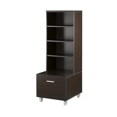 Nexera Element Entertainment Center with Wide Satellite Unit in Espresso
