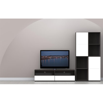 Nexera Allure 36" Storage Cabinet in Ebony