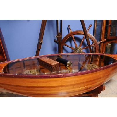 Old Modern Handicrafts Handheld Telescope in Wood Box