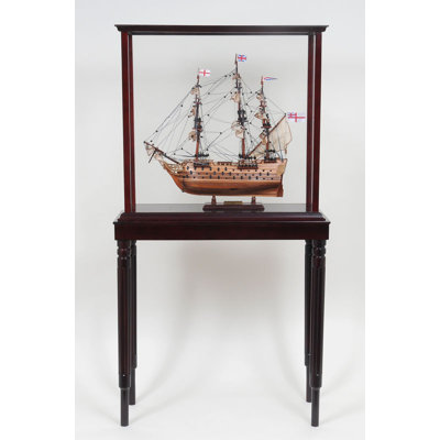 Old Modern Handicrafts Display Case for Tall Ship