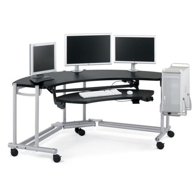 Anthro Anthro Ergonomic Desks Fit Console Wrap Around Studio Computer Workstation