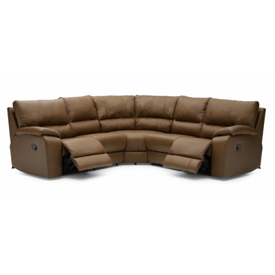 Palliser Furniture Shields Leather Reclining Sectional