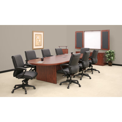 Regency Legacy Modular Cherry Laminate Conference Table with Center Grommets