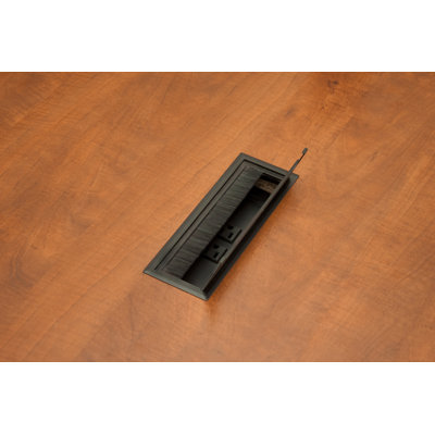 Regency Legacy Modular Cherry Laminate Conference Table with Center Grommets