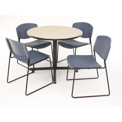 Regency Hospitality Four Zeng Chairs with Round Table