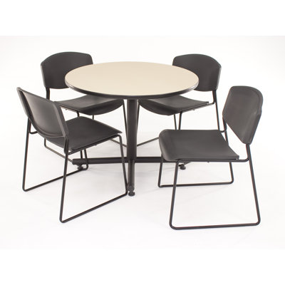 Regency Hospitality Four Zeng Chairs with Round Table