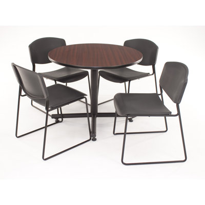 Regency Hospitality Four Zeng Chairs with Round Table