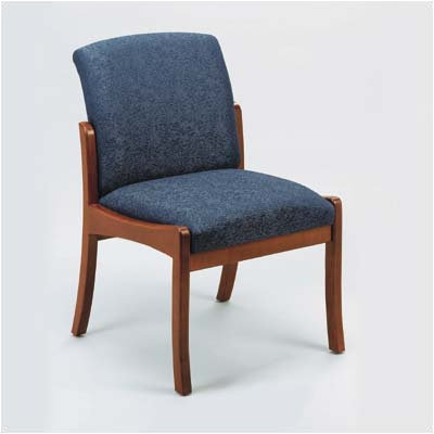 Lesro Weston Guest Chair with Wood Leg