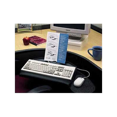 Workrite Ergonomics Banana-Board Keyboard Tray and Mouse Platform with Single Adjustable Arm