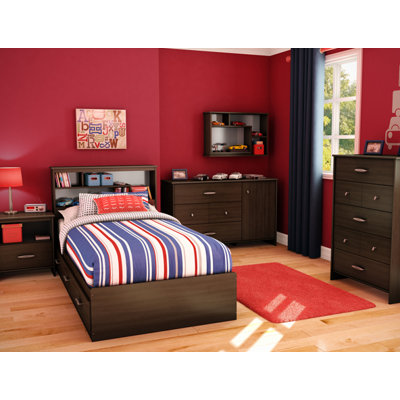 South Shore Highway 1 Drawer Nightstand