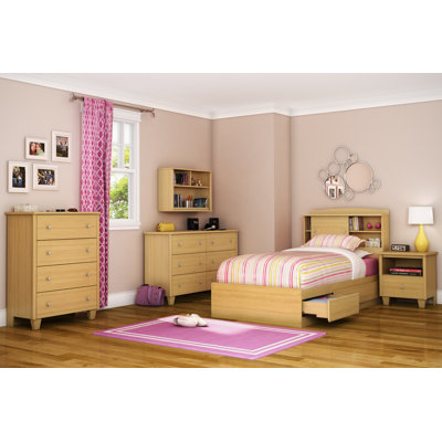 South Shore Clever Room Bookcase Headboard
