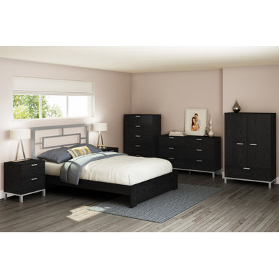 South Shore Flexible Distressed Twin Bed