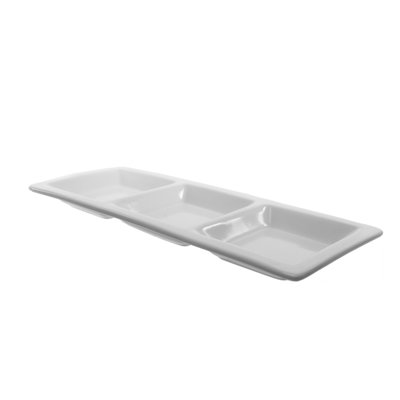 Ten Strawberry Street Whittier Small 3-Pocket Serving Tray