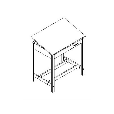Shain Fiberesin Adjustable Drafting Table with Drawer