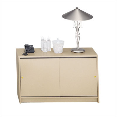 ABCO Smart Tables: 24" x 48" Half Circle Kit with Lectern and Conference Credenza