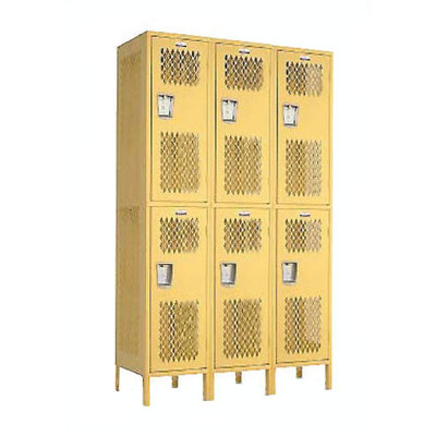 Penco Invincible II Lockers- Double Tier- 3- Section (Assembled)