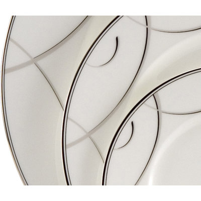 Nikko Ceramics Elegant Swirl 8.25" Salad Plate