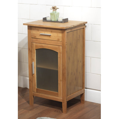 TMS Bamboo Linen Floor Cabinet in Natural