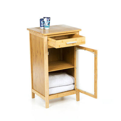 TMS Bamboo Linen Floor Cabinet in Natural