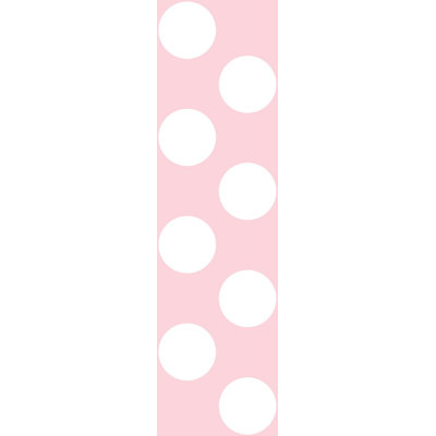 WallCandy Arts Polkda Dot Wallpaper in Pink and White