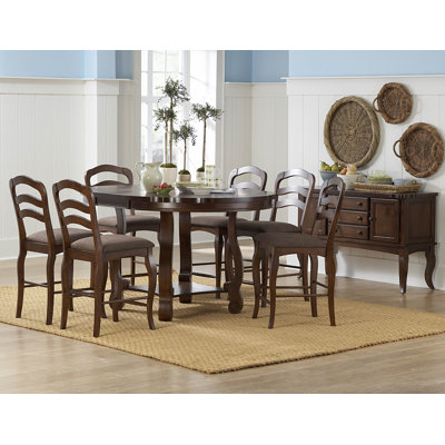 Woodbridge Home Designs Arlington 7 Piece Counter Height Dining Set