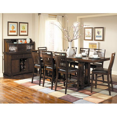 Woodbridge Home Designs Everett 9 Piece Counter Height Dining Set