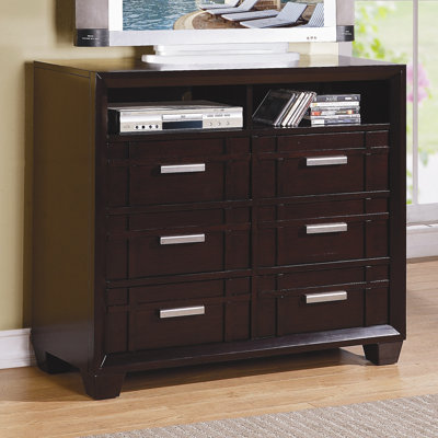 Lewiston 6 Drawer Media Dresser