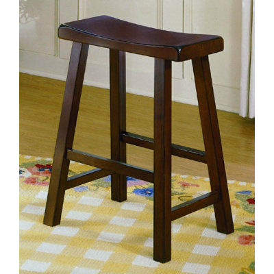 Woodbridge Home Designs 5302 Series Stool in Walnut