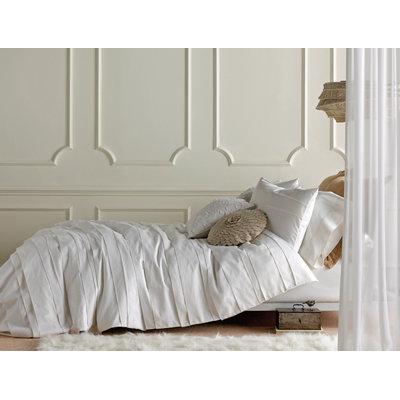 Blissliving Home 3 Piece Belgravia Duvet Set in White
