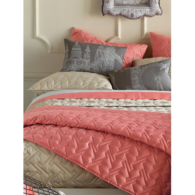 Blissliving Home Tate Coverlet Set in Putty