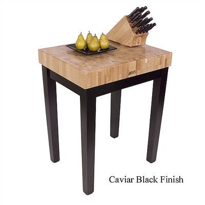 John Boos American Heritage Chef's Block Prep Table with Butcher Block Top