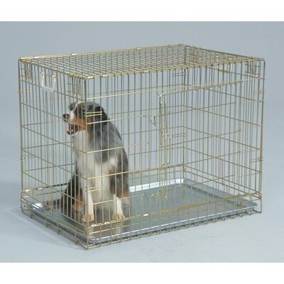 dog crates gold on General Cage Side Door Gold Wire Dog Crate | Wayfair