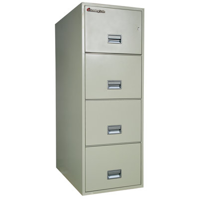 Sentry Safe 1 Hr Fireproof Key Lock 4 Drawer Letter File Safe