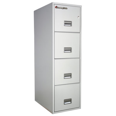 Sentry Safe 1 Hr Fireproof Key Lock 4 Drawer Letter File Safe