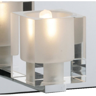 ET2 Blocs  Vanity Light in Chrome