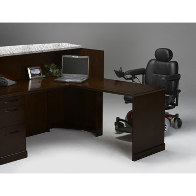 Mayline Group Sorrento Reception Station with ADA Return