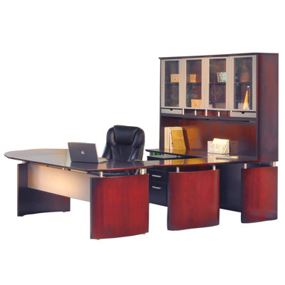 Mayline Group Napoli U-Shape Desk Office Suite
