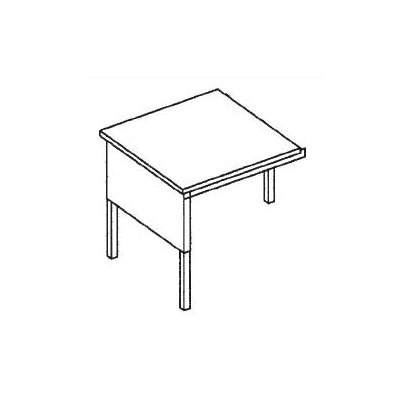 Mayline Group Mailflow-To-Go: Corner Work Table