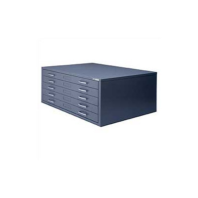 Mayline Group C-File: Five-Drawer Flat File with Optional Base