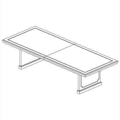 Mayline Group 10' Toscana Rectangular Conference Table
