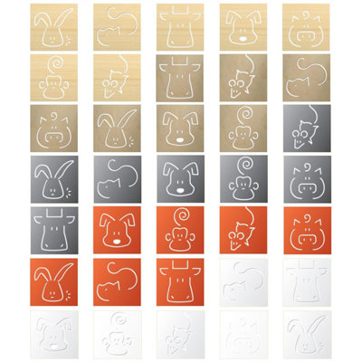 Spot on Square Animal Series Wall Art