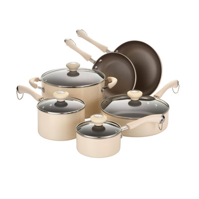 Paula Deen Porcelain Enamel Aluminum 10-Piece Cookware Set