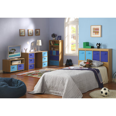 4D Concepts Boy's Twin Bookcase Headboard