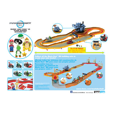 K'NEX Nintendo Mario and Yoshi Vs Stone Bowser Building Set