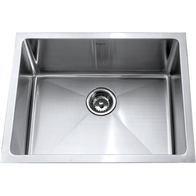 Kraus Undermount 32" Single Bowl Kitchen Sink with Faucet and Soap Dispenser