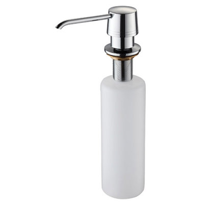 Kraus Three Handle Single Hole Bar Faucet with Soap Dispenser and Pull Out Sprayer