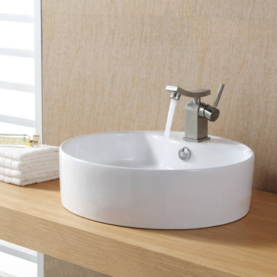 Kraus Bathroom Combos Single Hole Unicus Faucet with Single Handle