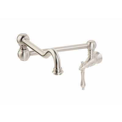 Bracchiano Traditional One Handle Wall Mount Pot Filler Faucet